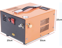 Pompa kompresor udara pcp, kompresor udara 300bar/4500Psi/30MPa, warna tangki peluru, pompa udara 12v/110v/220V