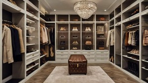 Armario Vestidor Personalizado Vermonhouzz, Sistema de Armario Abierto con Áreas de Colgado Largo y Corto, Gran Capacidad de Almacenamiento - Product Image 2