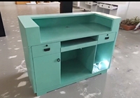 Réception moderne minimaliste personnalisée de petite taille pour salons de beauté, magasins de vêtements, bureaux, boutiques