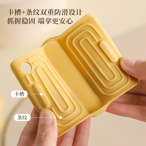 ฝาครอบด้ามจับหม้อซิลิโคนทนความร้อนไม่ลื่นไถลอุปกรณ์ทำอาหารในครัว - Product Image 3