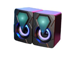 Best-seller Mini RGB <span class=keywords><strong>PC</strong></span> Ordinateur Haut-Parleur Étanche Portable USB Bureau avec <span class=keywords><strong>Gamer</strong></span> Éclairage Accessoires De Mode Nouvelle Version - Product Image 1