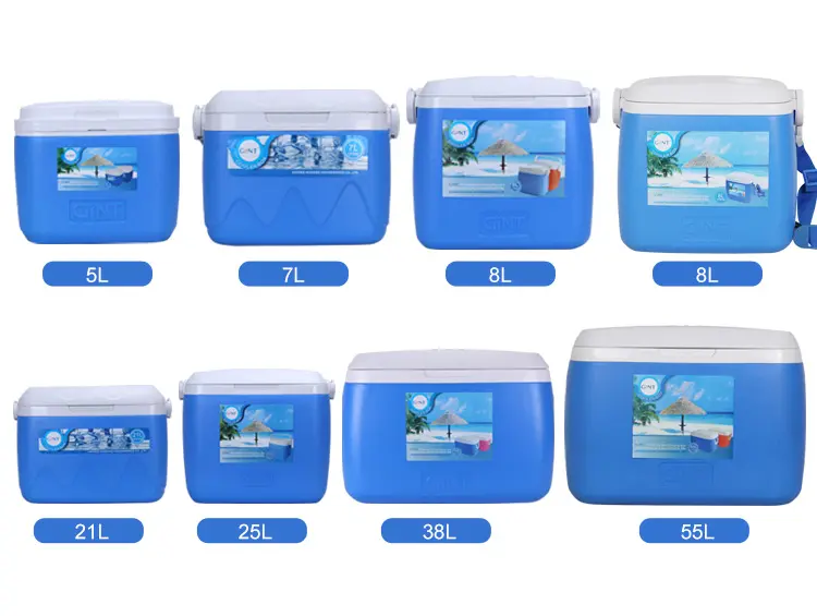 Wholesale Price Fishing Camping Coolers Keep Big Fruit Ice Box Cooler 55L With Custom Logo