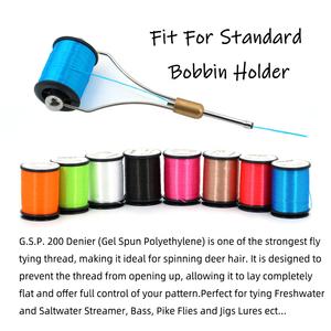 จีเอสพี200 Denier ด้ายโพ<span class=keywords><strong>ล</strong></span>ีเอทิลีนสปันสำหรับปลากะพงป<span class=keywords><strong>ล</strong></span>าน้ำเค็มเหยื่อ8สี - Product Image 5