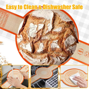 Factory OEM Non-Stick Reusable <b>Baking</b> Supplies <b>Silicone</b> <b>Baking</b> Mat <b>Silicone</b> Bread Sling with Long Handles for Dutch Oven - Product Image 4