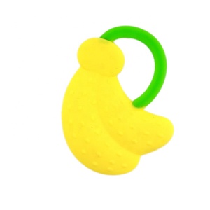 Anneau de dentition pour bébé en silicone sans BPA, motif ours <span class=keywords><strong>pomme</strong></span>, qualité alimentaire, pour les molaires - Product Image 5