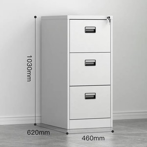 Archivador de Acero Moderno con Cajones con Cerradura, Ecológico y que Ahorra Espacio, para Oficina, Escuela, Hospital y Sala de Estar - Product Image 2