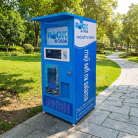 Distributeur d'eau RO extérieur grande capacité OEM ODM, à monnayeur, filtration multi-étapes