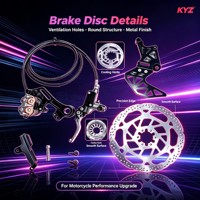 Kit de disque de frein arrière en aluminium CNC 6061 Surron Light Bee X Ultra Bee Talaria KYZ, haute performance, robuste, amélioration tout-terrain