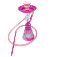 Promotion Exceptionnelle Chicha Narguilé en Acrylique Design Moderne Coloré avec Tuyau en Silicone Nouveau et Abordable