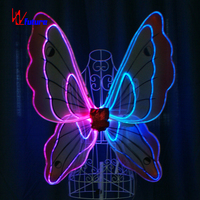Ailes d'ange papillon lumineuses programmables à LED pour le futur