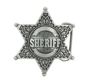Günstige Custom Bulk Eagle Sheriff Metall gürtels chn allen
