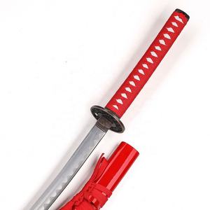 Épée katana de <span class=keywords><strong>dragon</strong></span> traditionnelle rouge faite à la main de 40,15 pouces, véritable samouraï japonais pour collection - Product Image 1