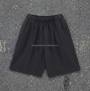 Pantalones Cortos Deportivos Personalizados para Hombre, Cintura Elástica con Cordón, para Entrenamiento en el Gimnasio, 100% Algodón - Product Image 3