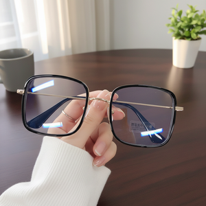 Gafas <span class=keywords><strong>de</strong></span> Diseño con Receta, <span class=keywords><strong>de</strong></span> Plástico, Certificadas por la CE, que Proporcionan una Visión Clara y Duradera para Leer Libros y la Vida Diaria - Product Image 6