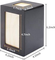 Ataúd Conmemorativo de Madera Maciza para Gatos y Perros, Caja Funeraria para Conejos, Urna de Cremación de Latón para Cenizas, Artículos Esenciales para Mascotas, Ataúdes y Urnas para Mascotas