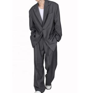 Completo <span class=keywords><strong>Blazer</strong></span> <span class=keywords><strong>Oversize</strong></span> da <span class=keywords><strong>Uomo</strong></span> 2026, Set Giacca e Pantaloni - Product Image 1