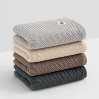 Serviettes Tavelya super absorbantes 100% coton, tissage gaufré, pour le bain, les mains, la cuisine et le nettoyage