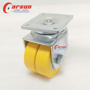 Super Heavy Duty <span class=keywords><strong>Blue</strong></span> Industrie rollen 1500KG Lade kapazität Doppel <span class=keywords><strong>200mm</strong></span> 150mm Nylon Gussstahl drehbar OEM anpassbar - Product Image 5