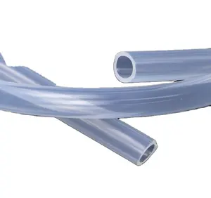 Гибкая силиконовая резиновая трубка для промышленного использования, экструдированный силиконовый шланг для промышленного и пищевого производства