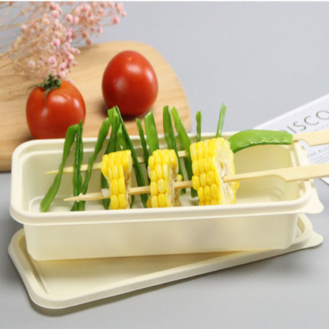 Container Lunch Box Set Insulated Bento Salad Packaging Transparent Food Rou