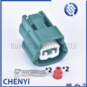 Groene 2 Pins 2.2 Serie Vrouwelijke Auto Behuizing Plug Kunststof Waterdichte Connector 6189-0775 6918-1594 Rs 090 - Product Image 1