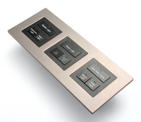 Panneaux de commutation intelligents pour chevet d'hôtel 12V DC RS485 Modbus, option de connexion de 1 à 5 panneaux