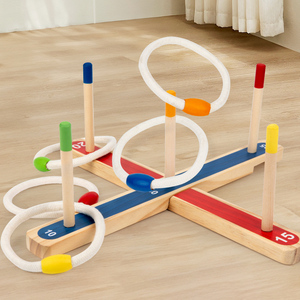 Jeu de lancer d'anneaux classique pour adultes et familles, idéal pour les jeux de jardin en plein air pour enfants de 4 à 8 ans - Product Image 5