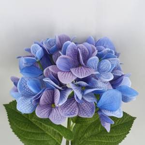 Haute qualité PE <span class=keywords><strong>Hortensia</strong></span> fleur boule vraie touche grande tête vert blanc pour mariage et décor de fête à la maison comprend tige - Product Image 6
