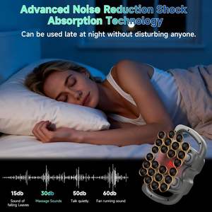 Pistolet de massage à percussion portable à 24 têtes, best-seller <span class=keywords><strong>Amazon</strong></span>, silencieux, rechargeable, pour le corps - Product Image 6