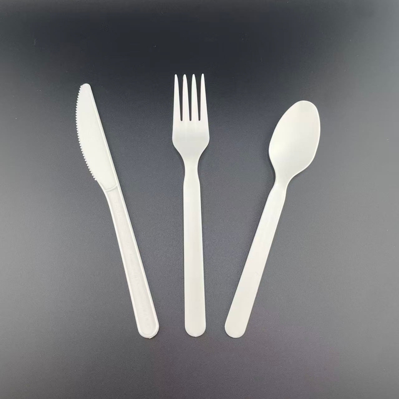 Compostable Individual Paper Bags Cpla Flatware