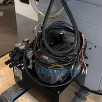 Mesin Bubut CNC CK6136 China Flat Bed 380v 8 Station Hydraulic Chuck Electric Turret untuk Logam