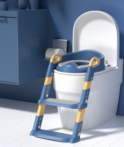 Folding Children's Potty Training Toilet Baby Pot Seat Urinal Chair With Adjustable Step <b>Stool</b> Ladder Comfortable Safe Toilet - Product Image 4