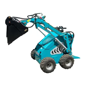 Nhà máy giá rẻ Giá micro Crawler Skid Steer lật trước xô Skid Steer đào rãnh máy