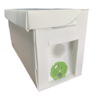 Prix bas en plastique polypropylène abeille Nuc boîte ruche Nuc boîte pliante reine élevage ruche