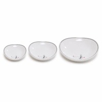Assiette de service moderne en mélamine blanche, sans danger pour les aliments, incassable, passe au lave-vaisselle, légère, pour la maison, la cuisine, la salle à manger, le restaurant