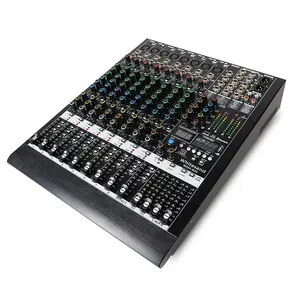Mixer de áudio profissional de 8 canais com mixer de console de áudio de DJ