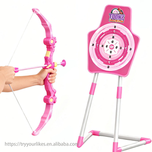 EPT Pink Single Bow and Arrow Gift Toy Arrow Game Venta al por mayor <span class=keywords><strong>Niños</strong></span> Popular <span class=keywords><strong>Juegos</strong></span> de tiro para <span class=keywords><strong>niños</strong></span> Juguetes Set <span class=keywords><strong>con</strong></span> objetivo - Product Image 2