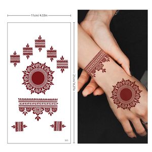 Tatuajes Temporales de Henna con Lámina Dorada Personalizados, Ecológicos, al por Mayor, Diseños Artísticos para Mujeres, Chicas y Novias - Product Image 5
