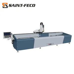 6 milling tools auto-change function equipped aluminum profile 3+1 axis cnc milling drilling machine