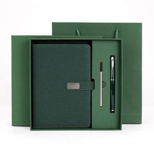 Wholesale Promotional Luxury Items <b>A5</b> Leather Journal Custom Diary <b>Notebook</b> Gift Set With Pen and Refill for Sale - Product Image 2