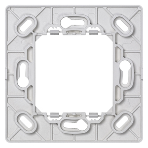 Piastra di supporto radio bianca, lunghezza 8,8 cm, altezza 0,5 cm, per elettrodomestici - Product Image 1