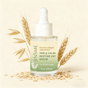 Sérum Triple Calm Restore à l'Avoine, Marque Privée, Niacinamide, Peptide, Acide Tranexamique, Vitamine C, Anti-Âge - Product Image 1