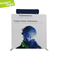Cadre de toile de fond en tissu tendu en aluminium de haute qualité pour taies d'oreiller, double face, 10x10, support de toile de fond en tissu tendu