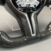 Setir Kemudi Kulit Carbon Firer untuk BMW F10 F15 F21 F20 F25 F30 F32 F34 F36 M3 M5 X4 X6 E71 E87 E90 E92