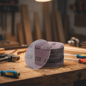 Disques abrasifs en maille céramique de 5 pouces, grain 120, pour outils électriques - Product Image 2