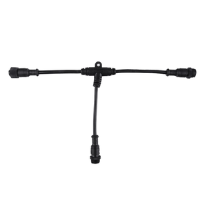 Cavo Connettore Tipo T Impermeabile IP68 - Splitter LED Industriale 1 a 2 - Cavo per Scatola di Giunzione Solare Esterna Grado Marino - Product Image 2