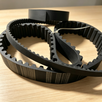 Courroie de distribution en PU robuste RPP14M, pas de 14 mm, dents renforcées, courroie de transmission synchrone pour machines industrielles, compresseur