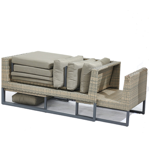 Nouvelle Mode Espace Sauver Terrasse Patio Meubles En Osier Extérieur Canapé De Jardin En Rotin - Product Image 1