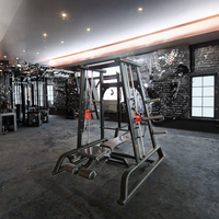 HQ5041 Machine de musculation commerciale, Rack de squat Smith, Équipement de gym, Machine de presse pectorale