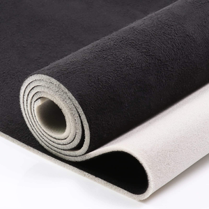 Tissu Birdeye de 150 cm de large avec <span class=keywords><strong>mousse</strong></span> de 4 mm, 115 g/m², 100 % polyester, écologique, thermocollant pour accessoires de revêtement de toit de voiture - Product Image 1